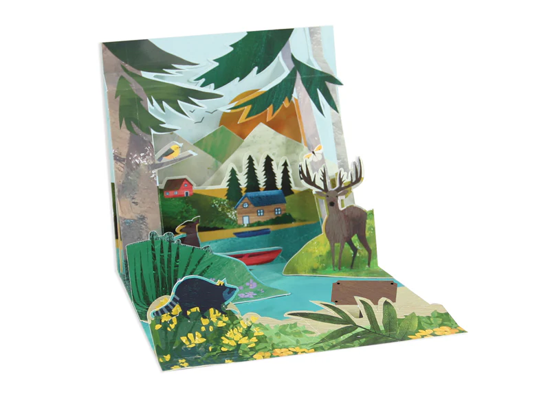 Mountain Lake Card
