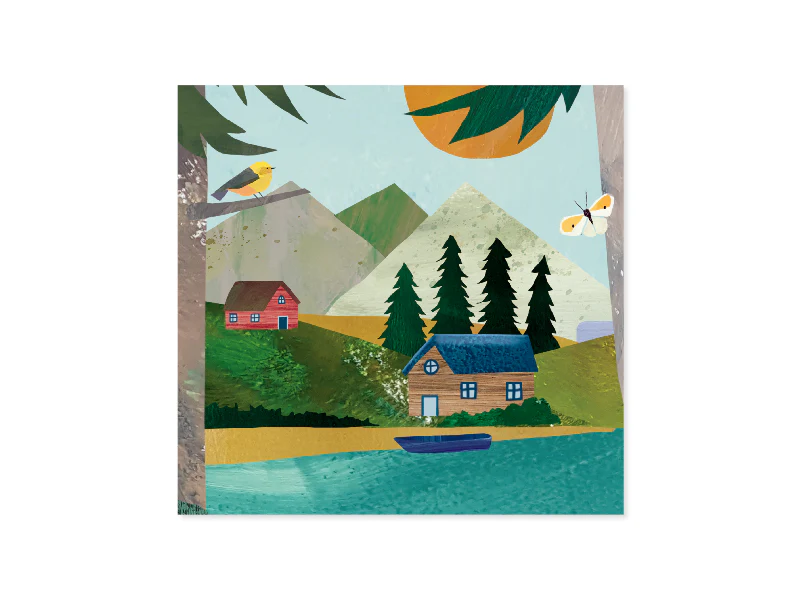 Mountain Lake Card - Image 2
