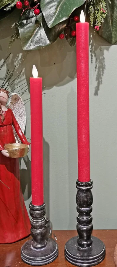 Moving Flame LED Taper Candle - Sold as Set - Image 7