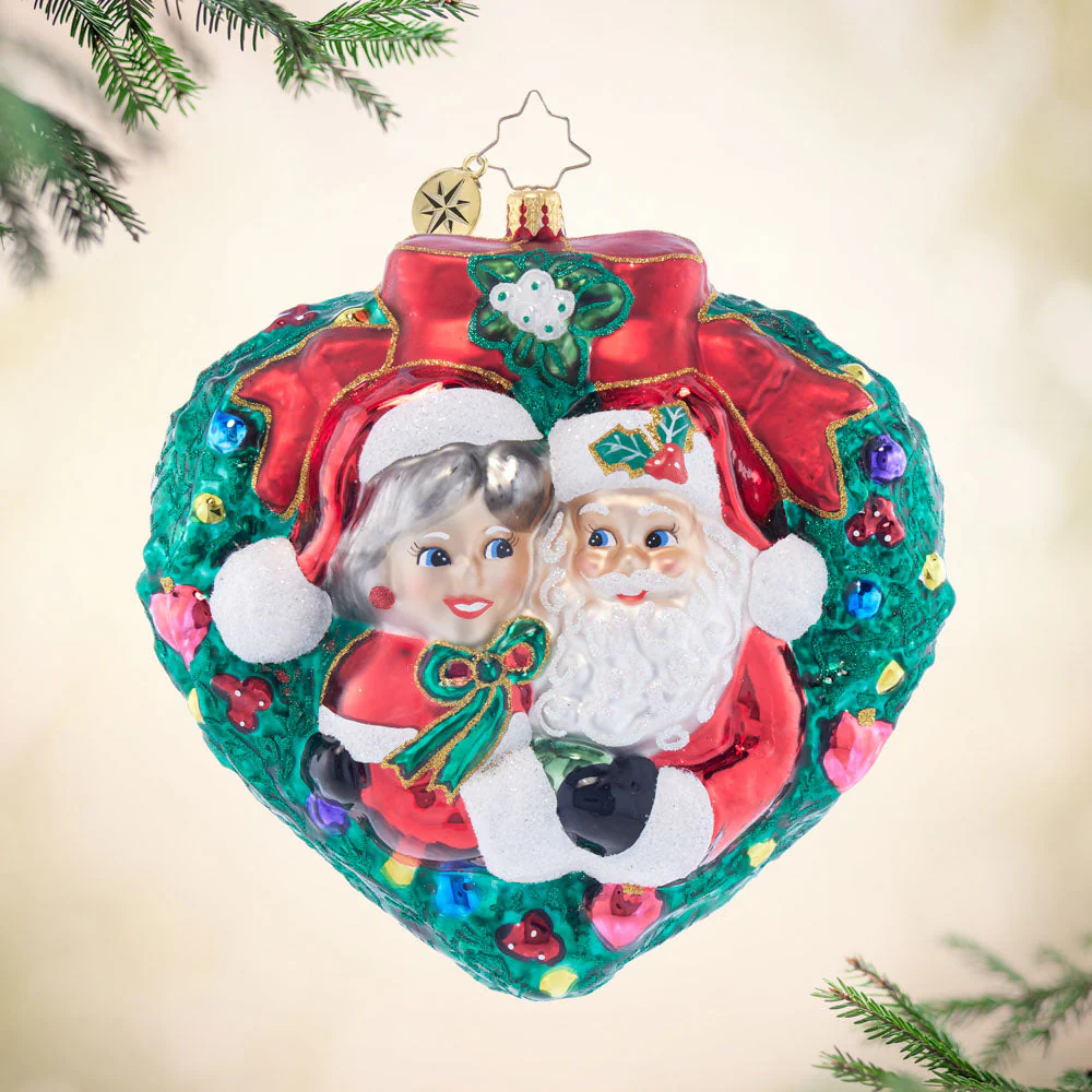 Mr. & Mrs. Claus Mistletoe Moment - Image 2