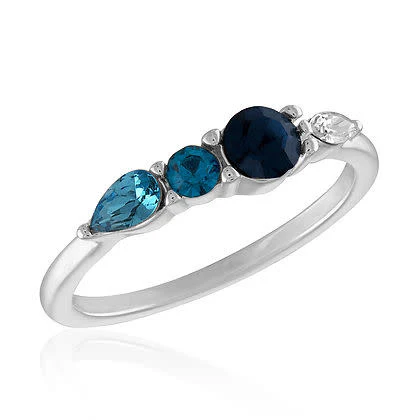 Multi Transitioning Stone Stack Ring - Image 2
