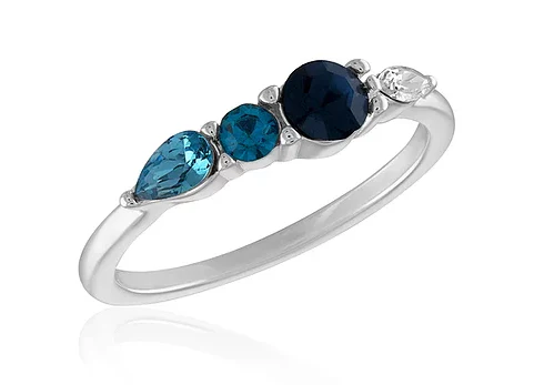 Multi Transitioning Stone Stack Ring - Image 8