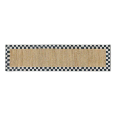 Naturals Check 2'6" X 10' Washable Runner