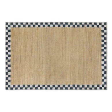 Naturals Check 5' X 7'6" Washable Rug