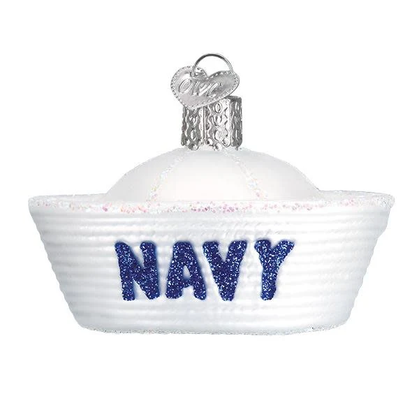 Navy Cap Ornament - Image 2