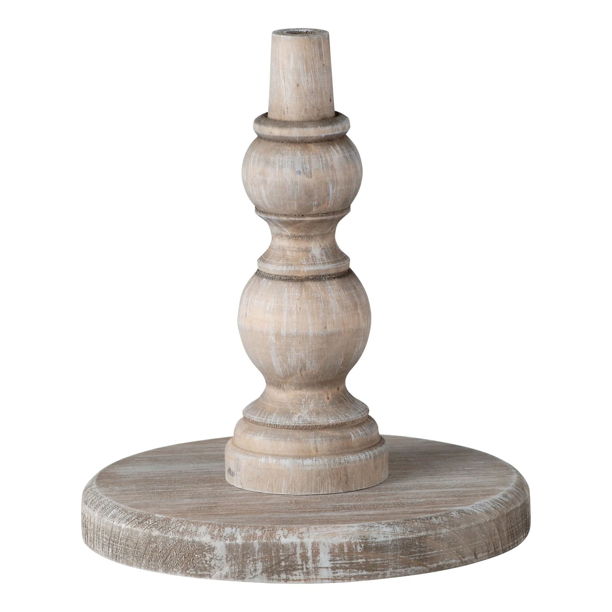 Neutral Wood Base For Toppers