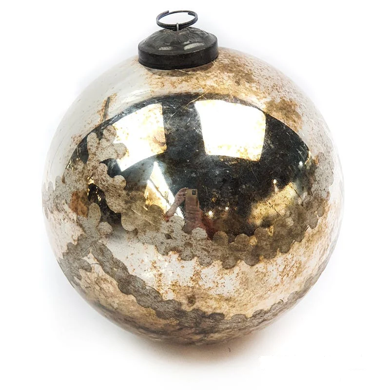 Notre Dame Glass 6" Ball Ornament