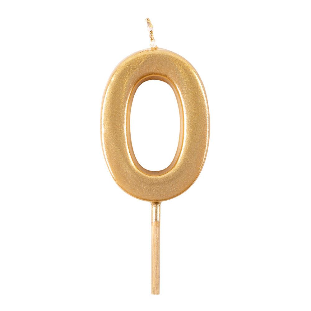 Number Birthday Candle Gold - Image 3