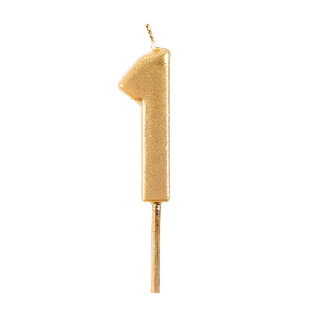 Number Birthday Candle Gold - Image 4