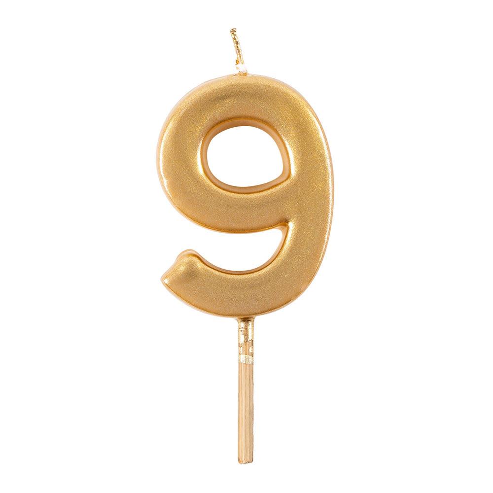 Number Birthday Candle Gold - Image 5