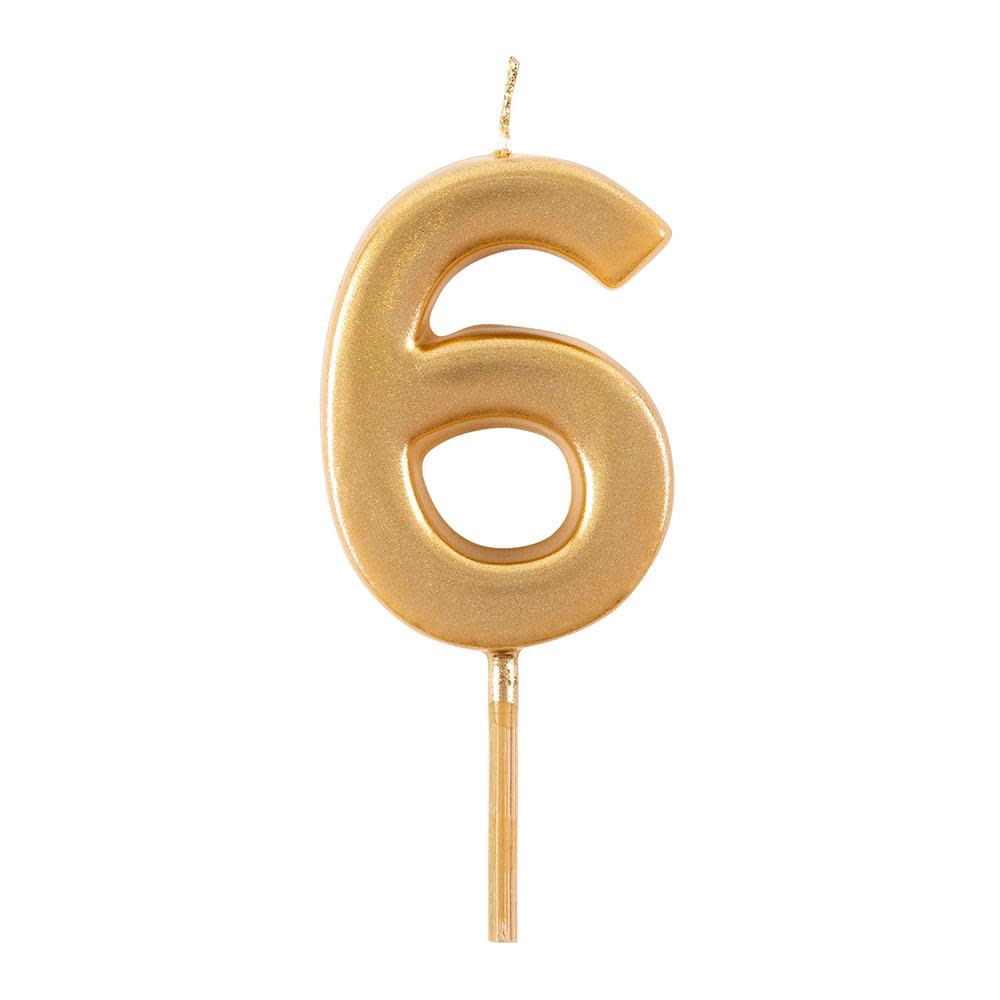 Number Birthday Candle Gold - Image 7
