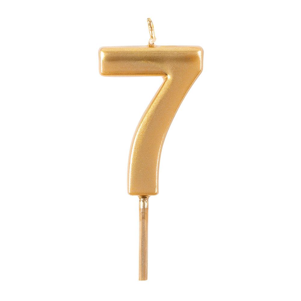 Number Birthday Candle Gold - Image 8