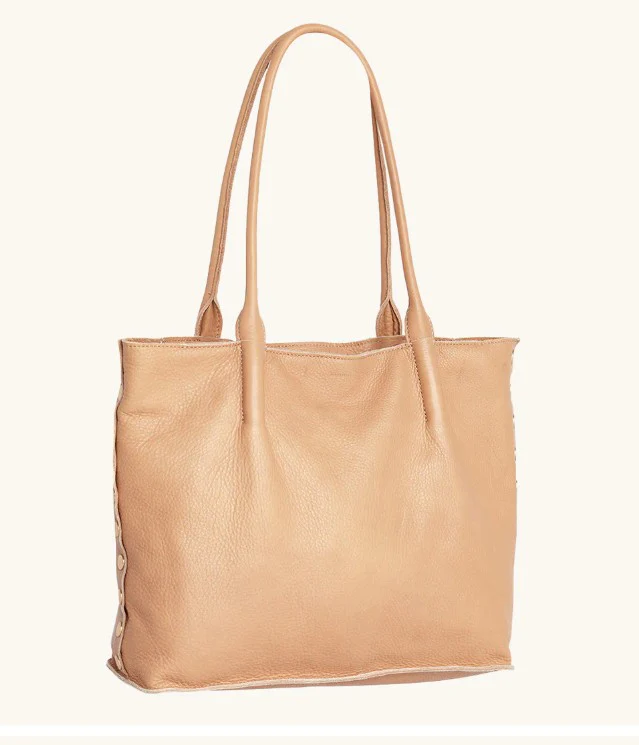 Oliver Zip Toast Tan Handbag - Toast Tan/Brushed Gold