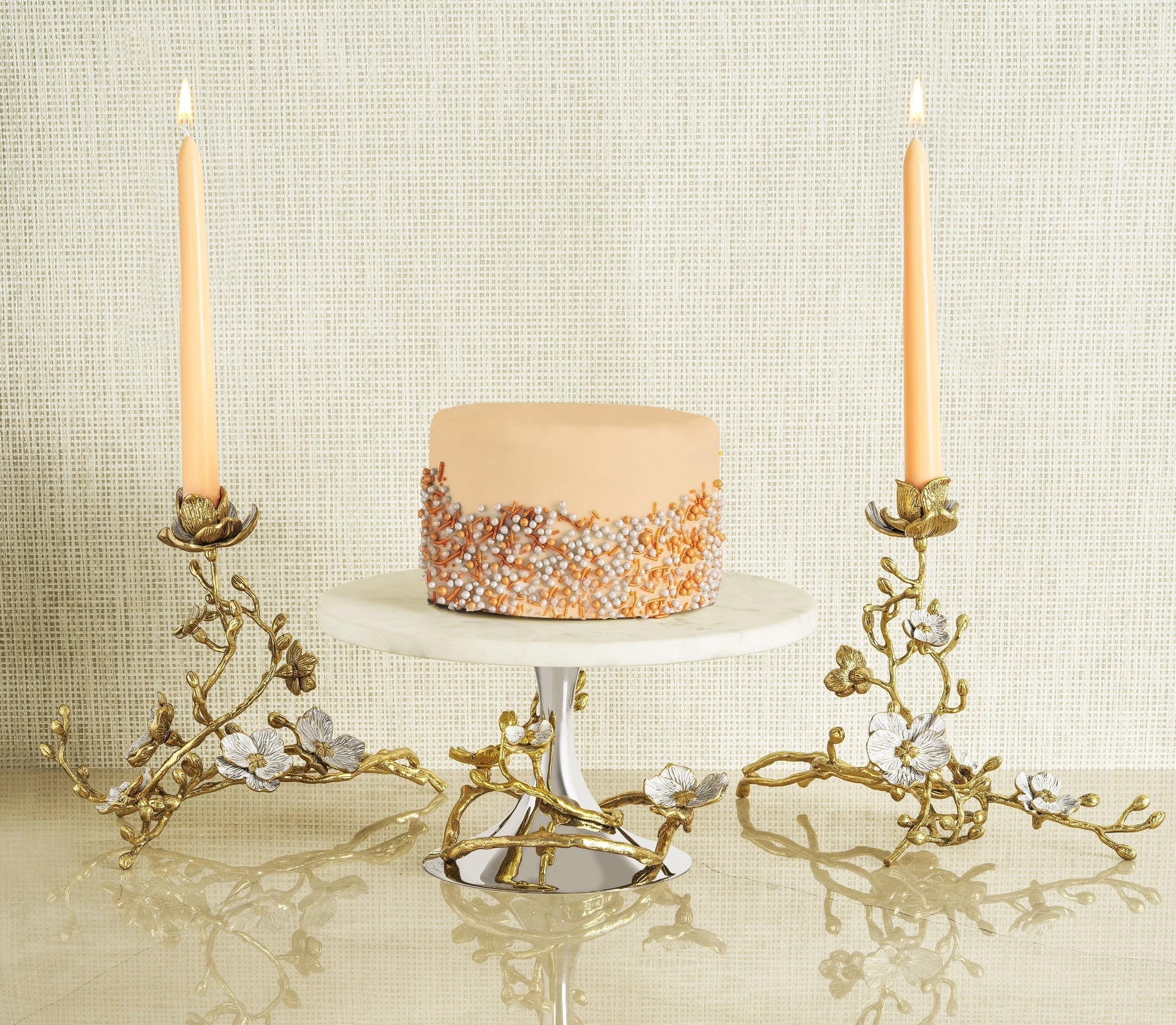 Orchid Sculptural Candleholder - Image 2