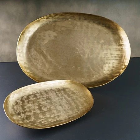 Oval Etched Tray