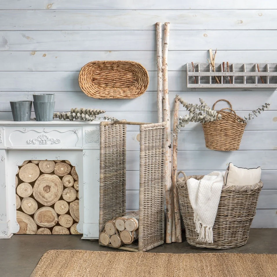 Oval Rattan Storage - Image 2
