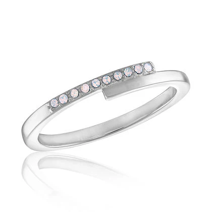 Overlapping White Opal Stack Ring - Image 6