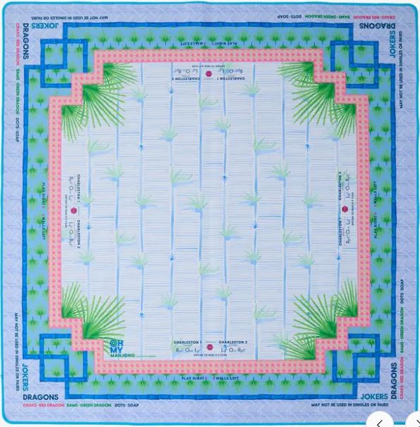 Palm Paradise Mahjong Mat