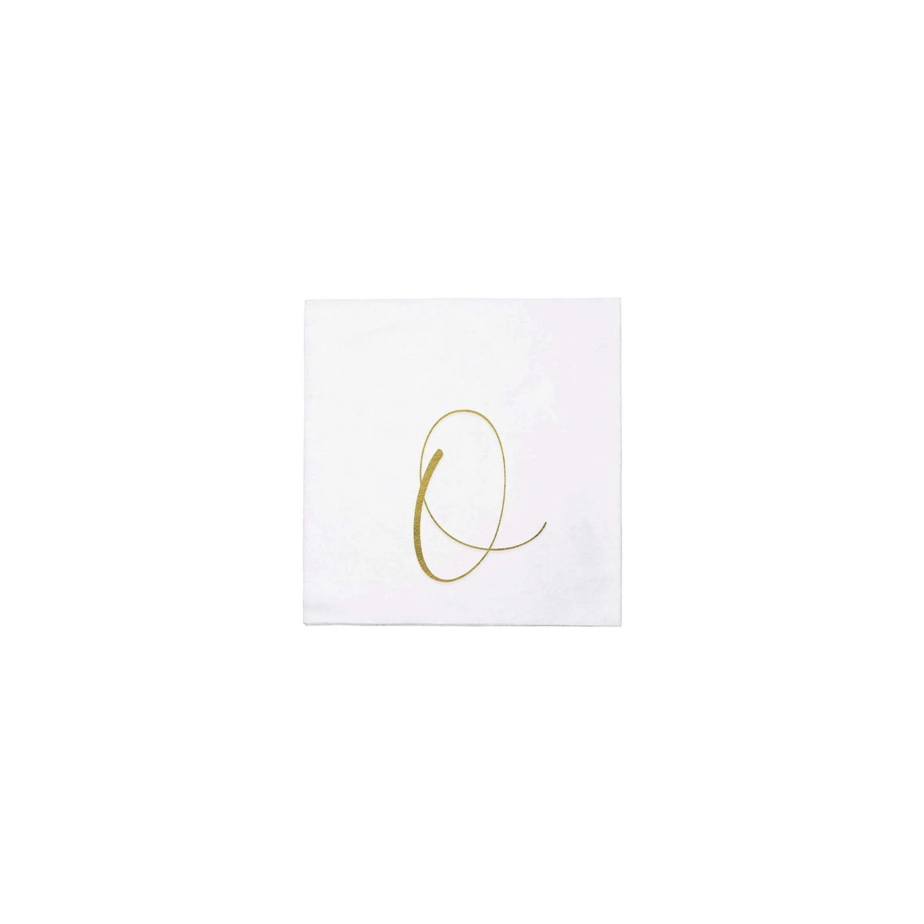 Papersoft Gold Monogram Cocktail Napkins - Image 15