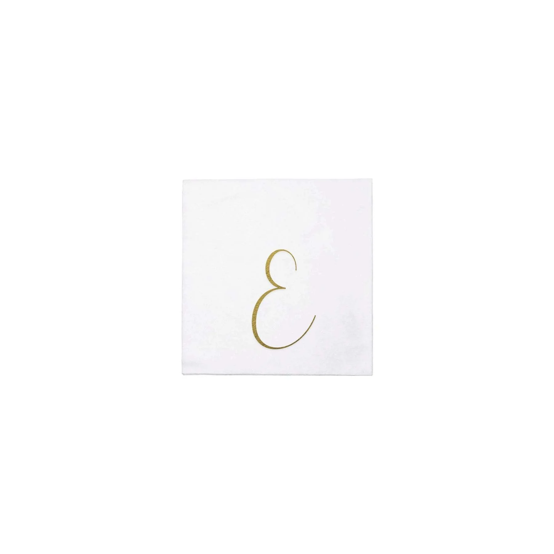 Papersoft Gold Monogram Cocktail Napkins - Image 6