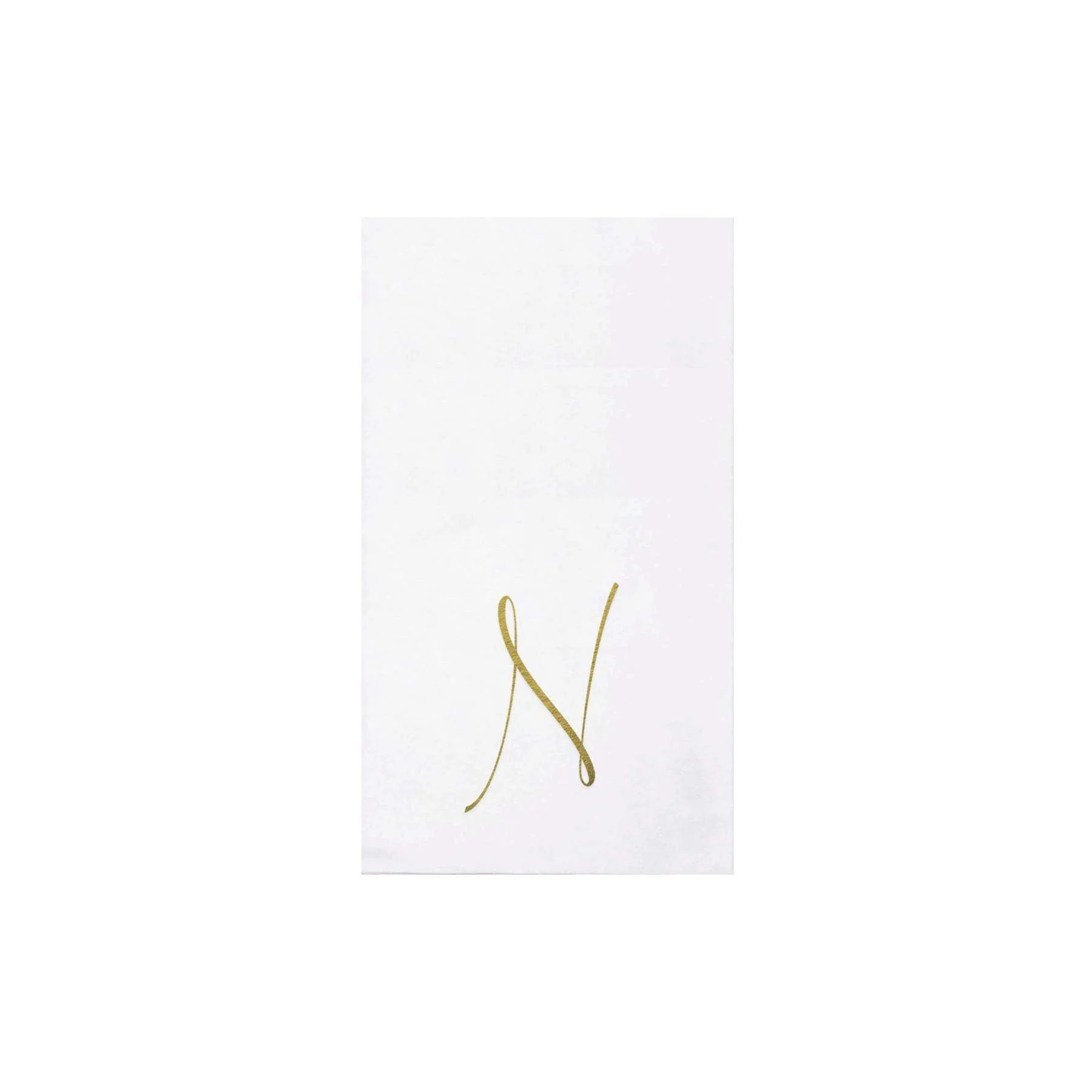 Papersoft Napkins Gold Monogram Guest Towels - Image 14