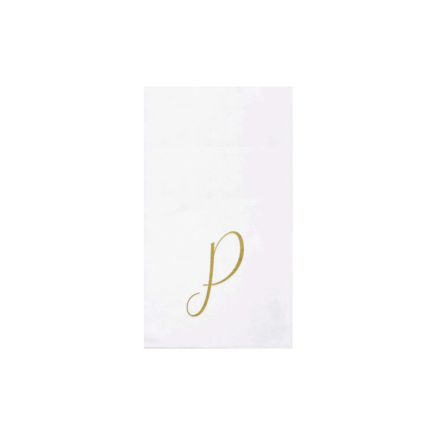 Papersoft Napkins Gold Monogram Guest Towels - Image 16