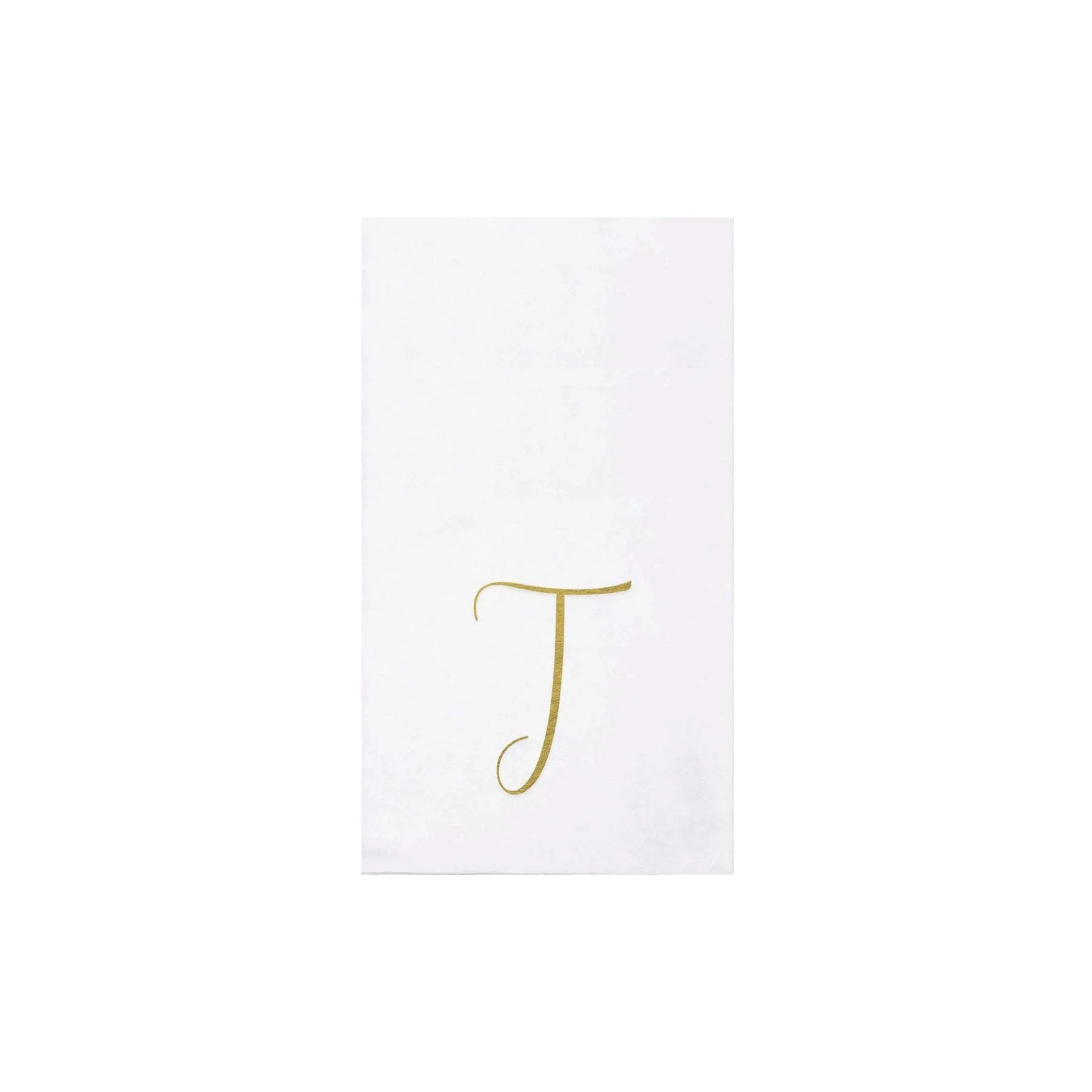 Papersoft Napkins Gold Monogram Guest Towels - Image 19