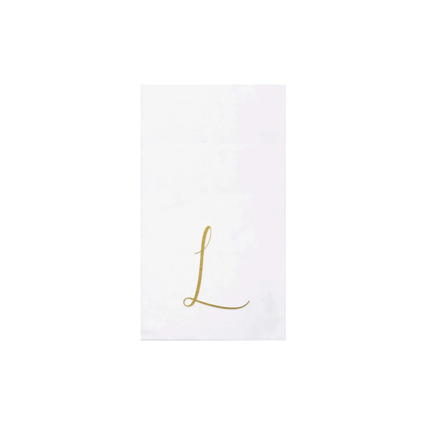 Papersoft Napkins Gold Monogram Guest Towels - Image 23