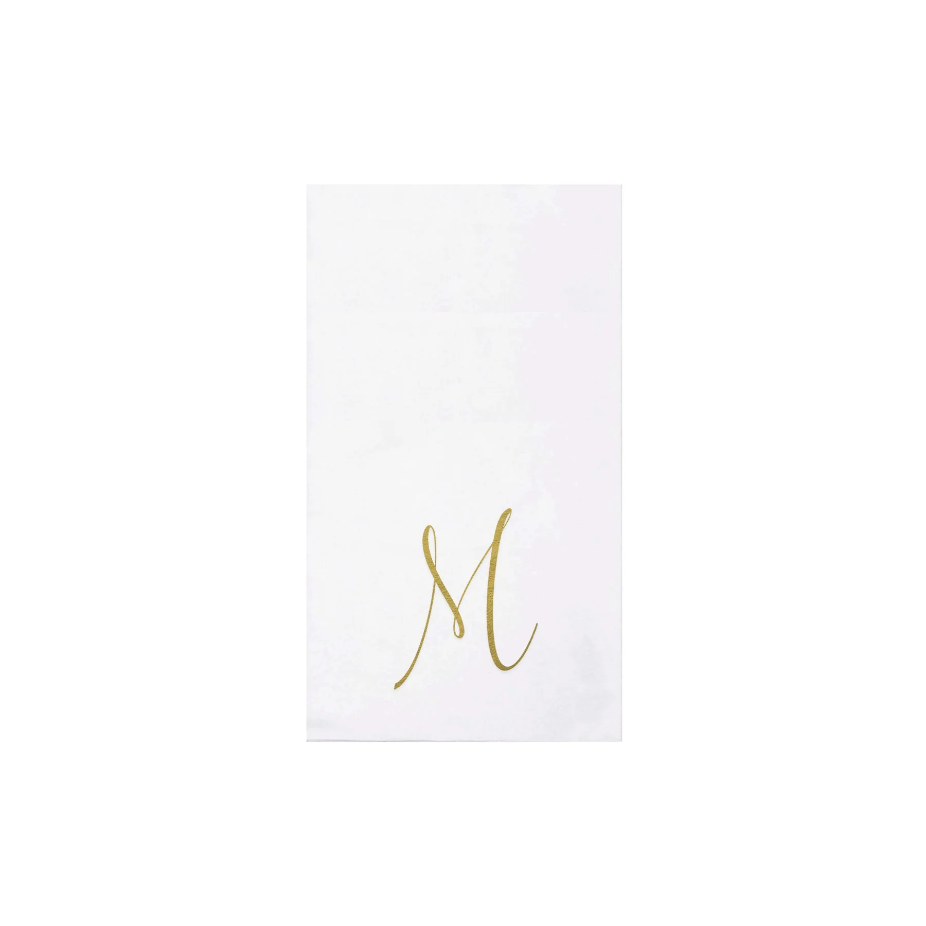 Papersoft Napkins Gold Monogram Guest Towels - Image 24