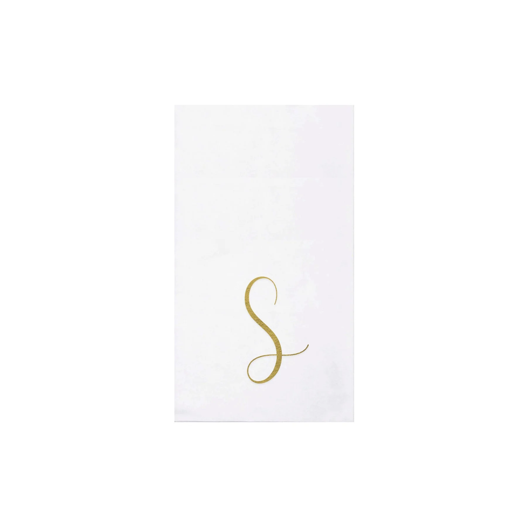 Papersoft Napkins Gold Monogram Guest Towels - Image 28