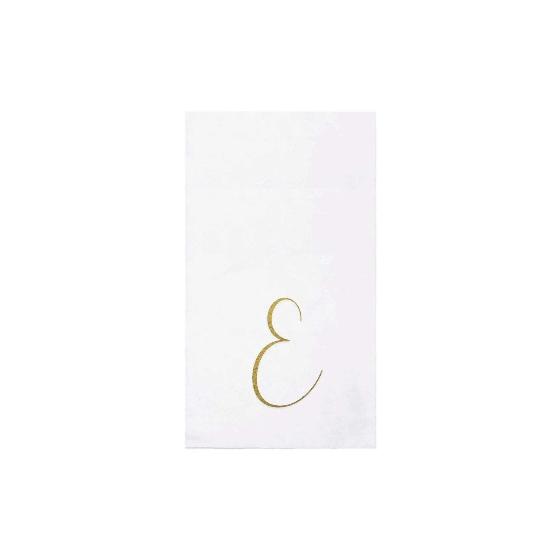Papersoft Napkins Gold Monogram Guest Towels - Image 6