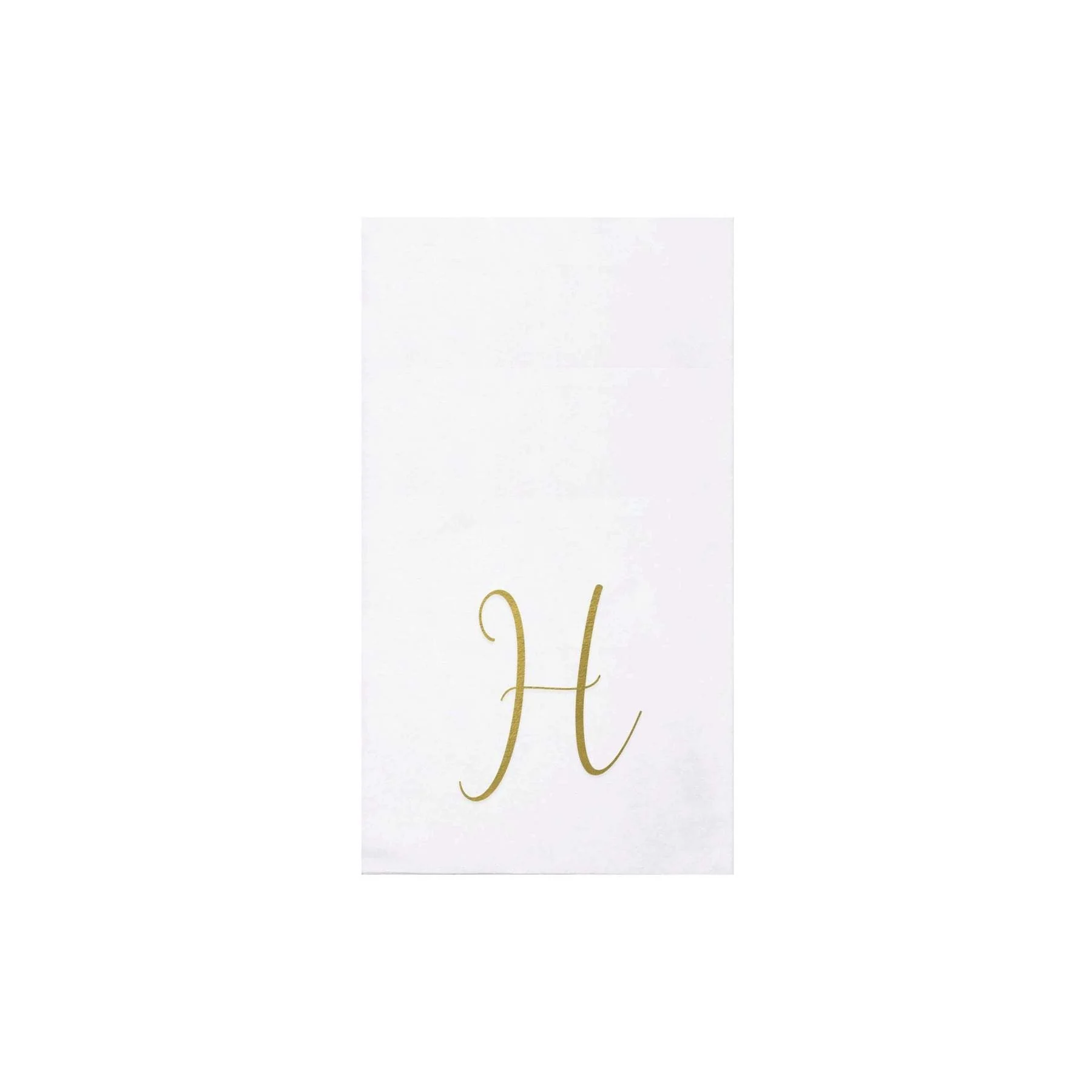 Papersoft Napkins Gold Monogram Guest Towels - Image 9