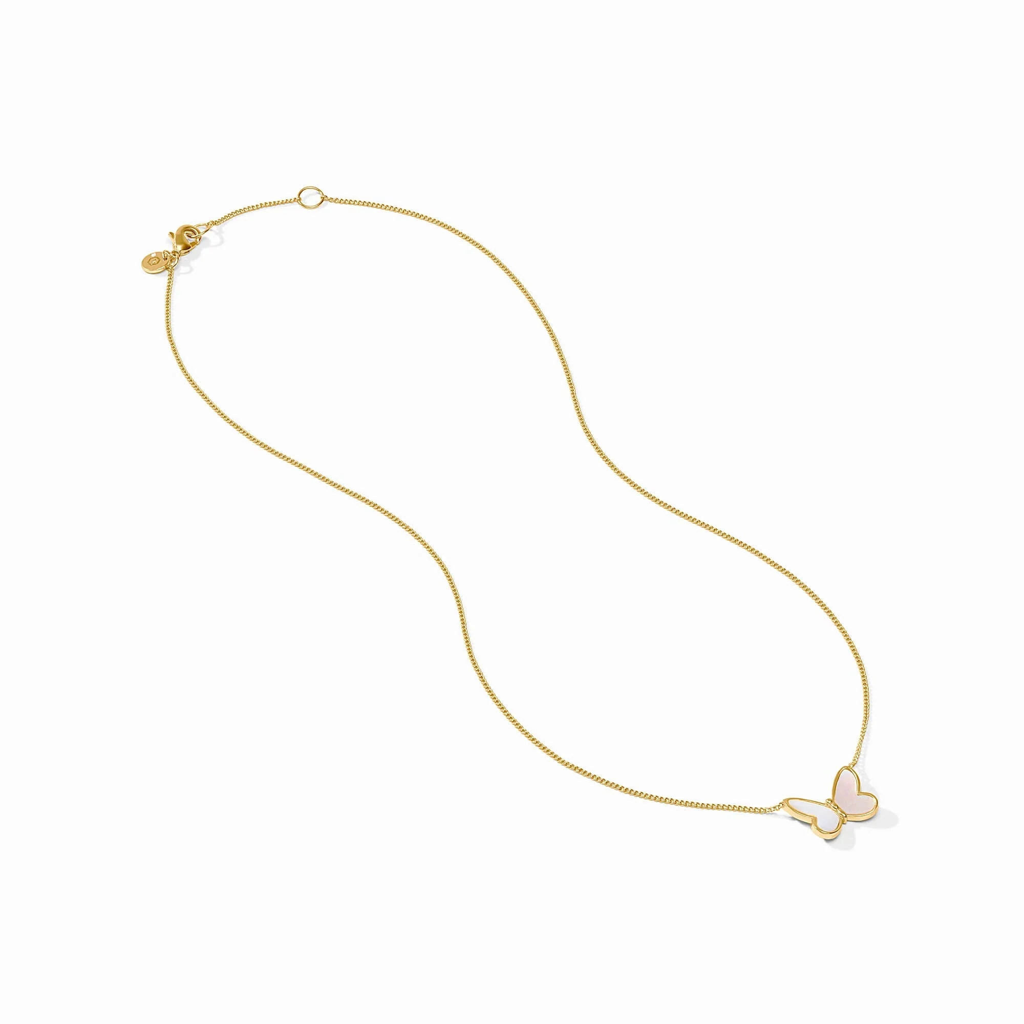 Papillon Delicate Necklace Mother of Pearl - Image 2