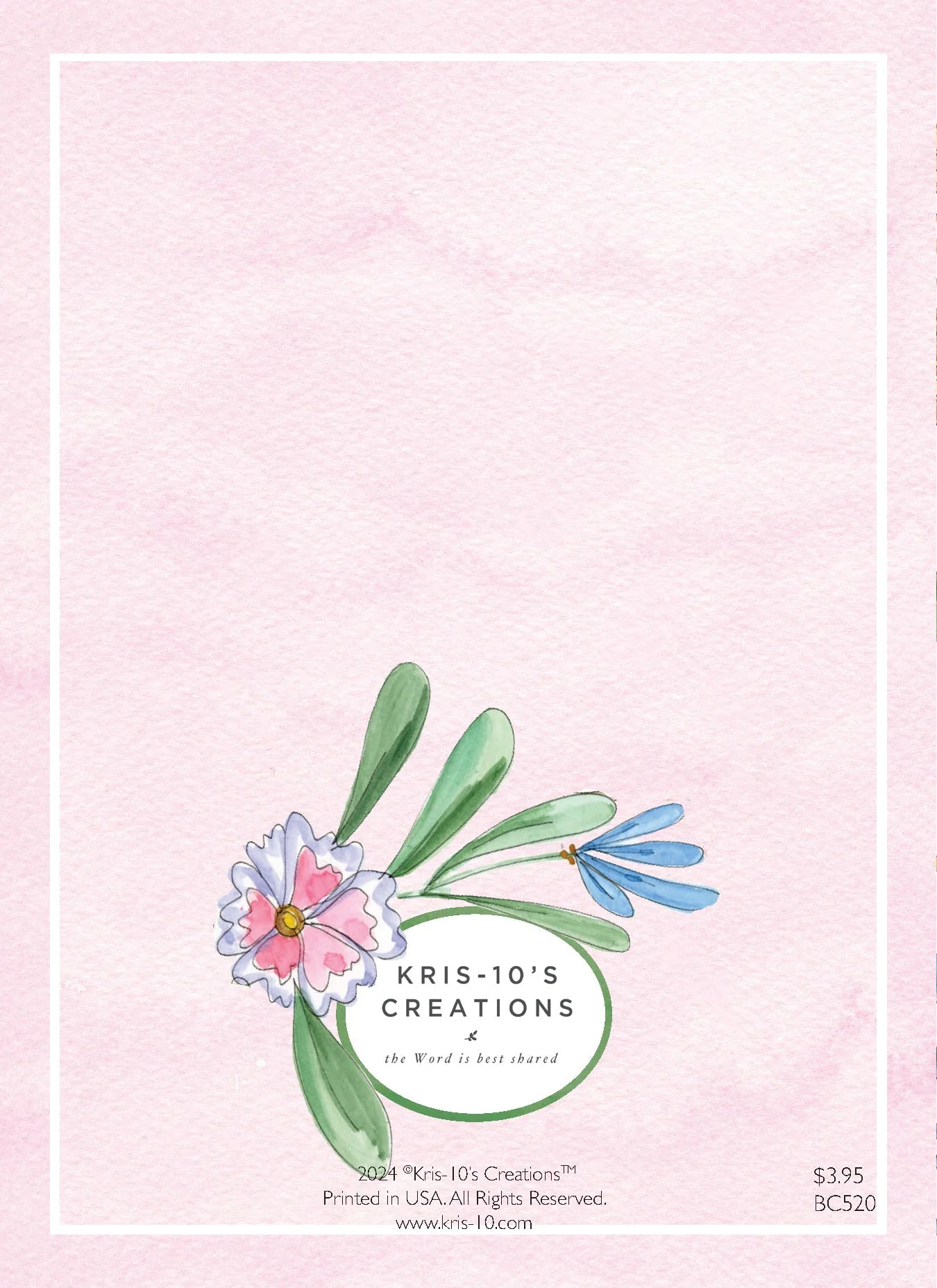 Pastel Flowers Birthday Card - Image 2