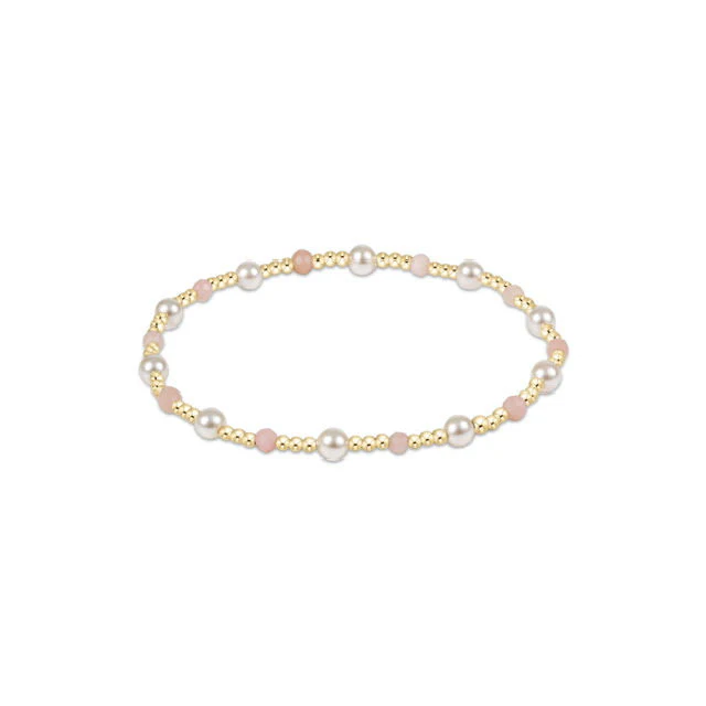 Pearl Sincerity Pattern 4mm Bead Bracelet