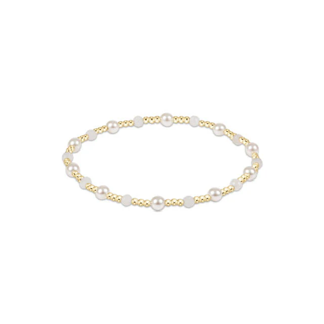 Pearl Sincerity Pattern 4mm Bead Bracelet - Image 2