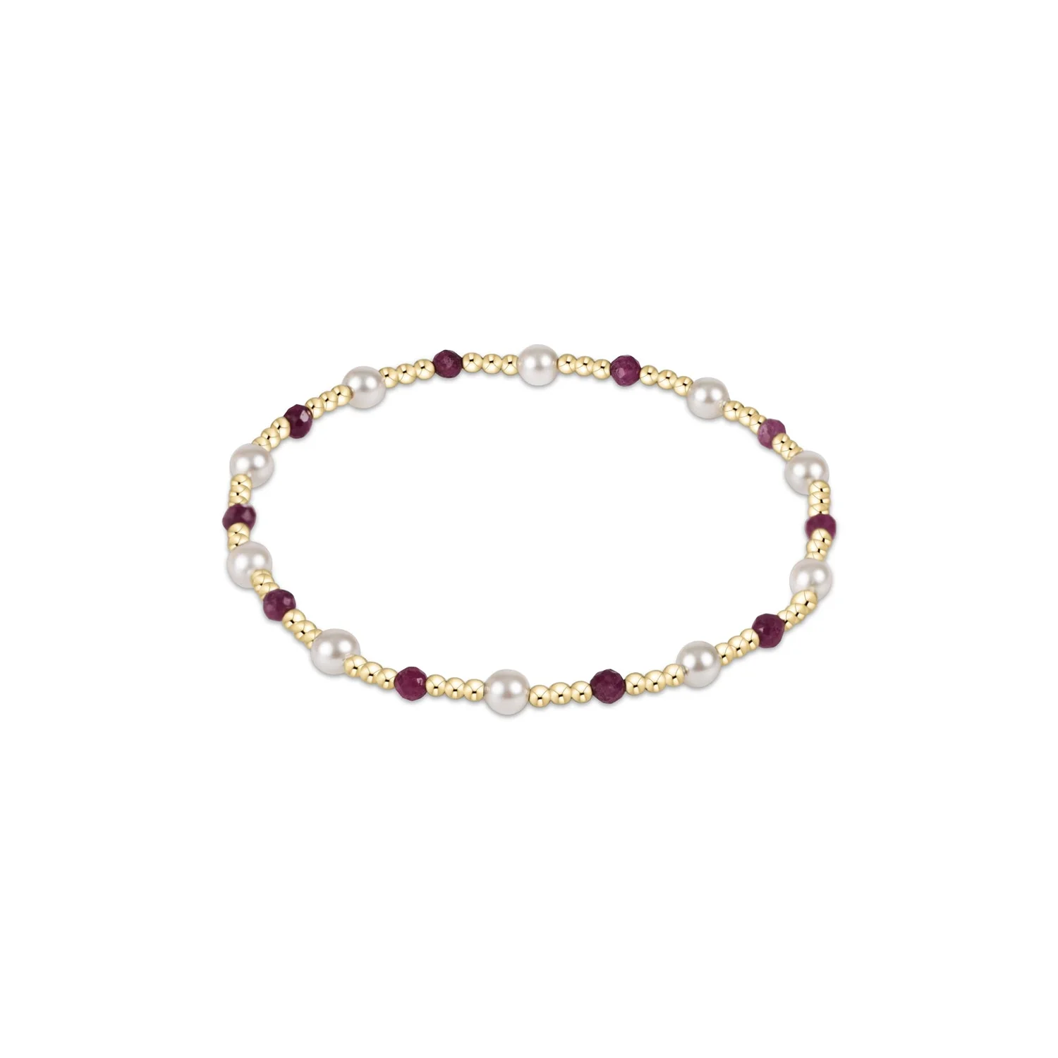 Pearl Sincerity Pattern 4mm Bead Bracelet - Image 6