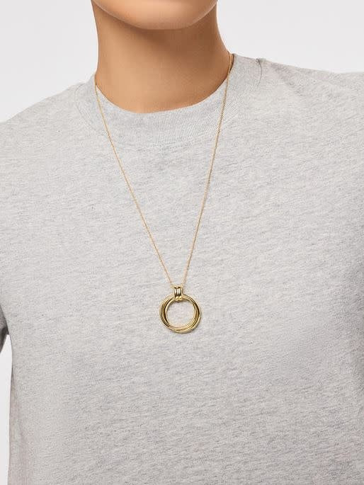 Penny Gold Pendant Necklace - Image 2