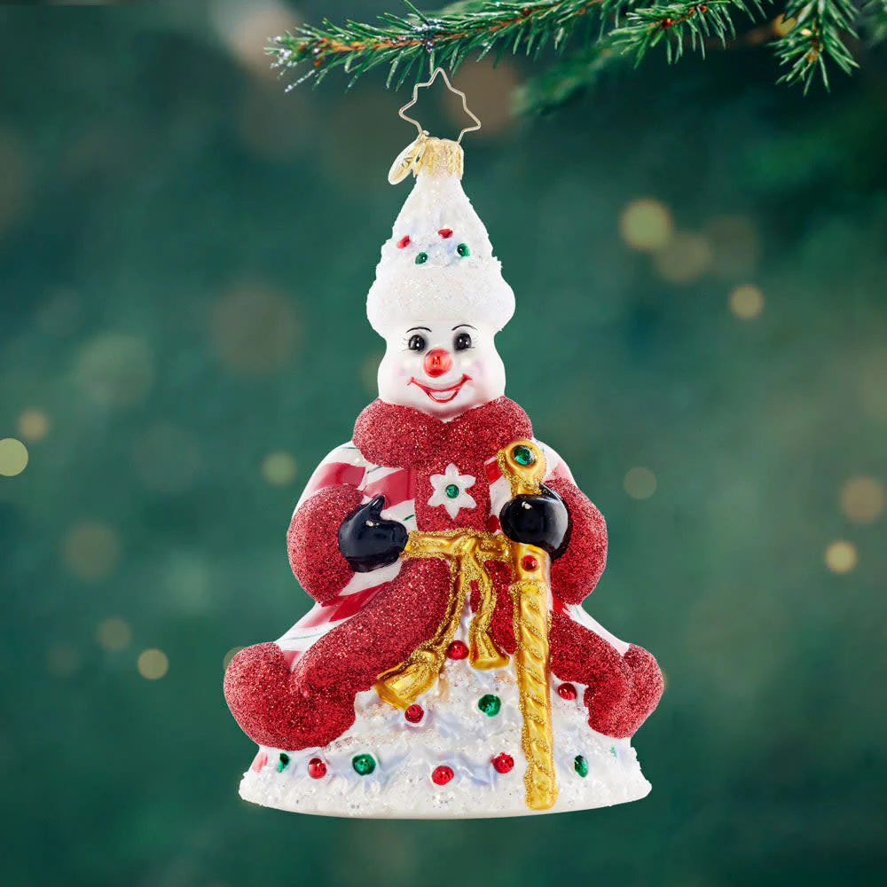Peppermint Sparkle Snowman