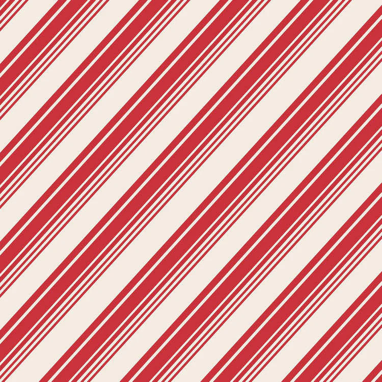 Peppermint Stripe Cocktail Napkin