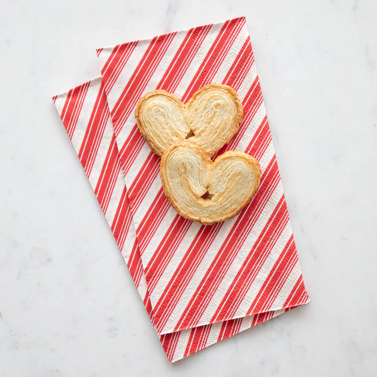 Peppermint Stripe Guest Napkin - Image 2