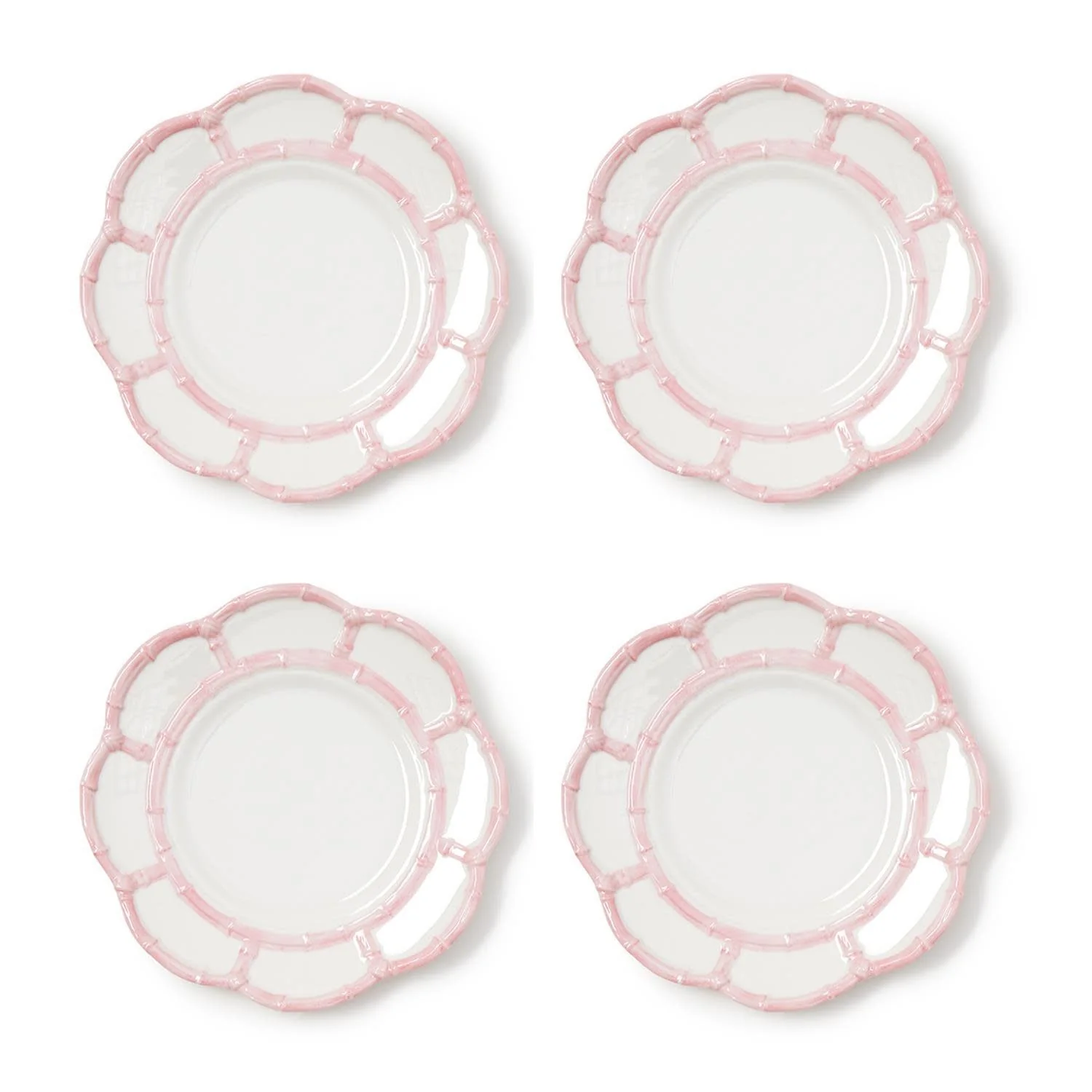 Pink Bamboo Touch Salad / Dessert Plate - Sold Individually - Image 2