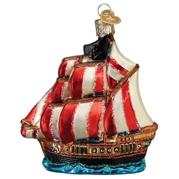 Pirate Ship Ornament - Image 4