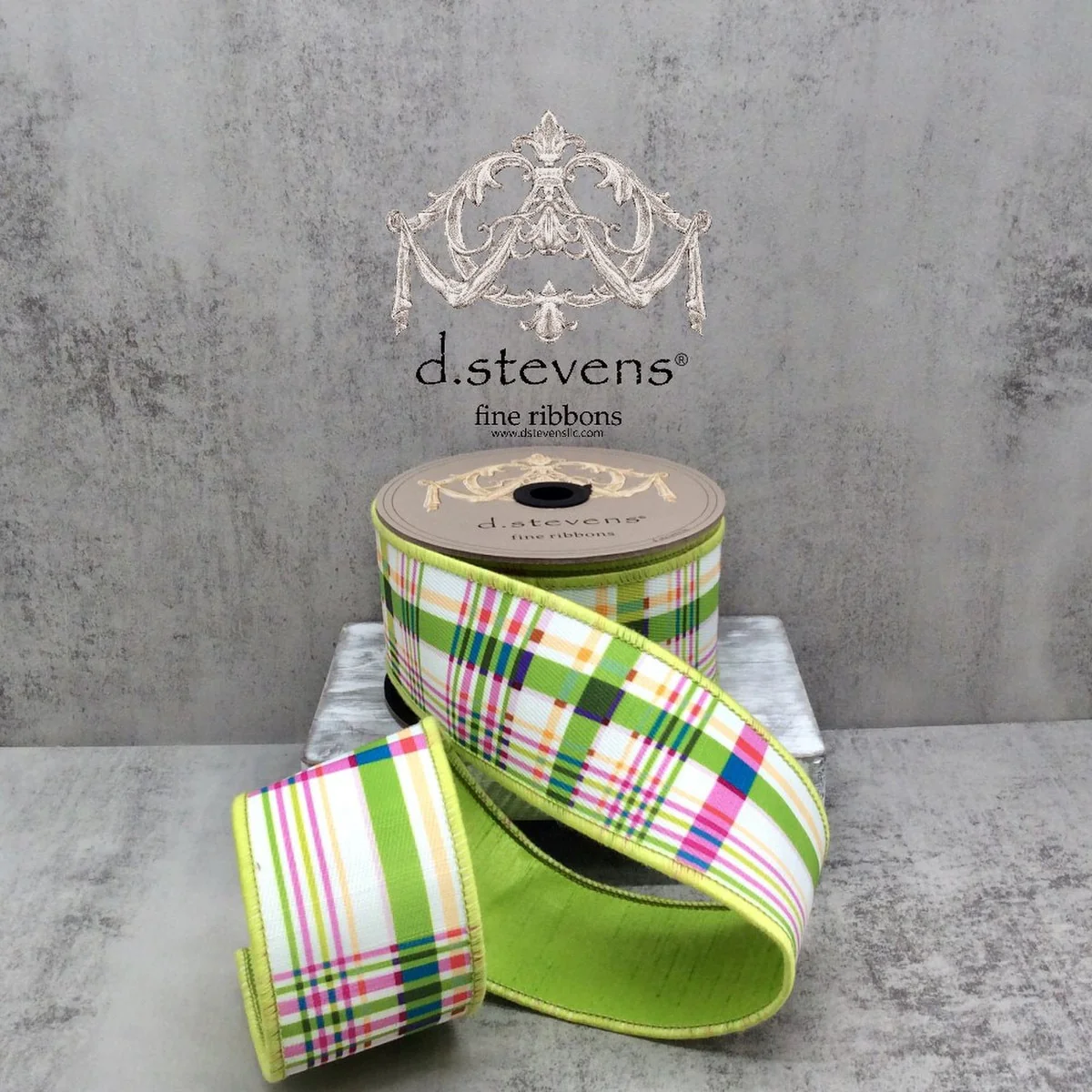 Poplin Colorful Plaid Ribbon - Image 2