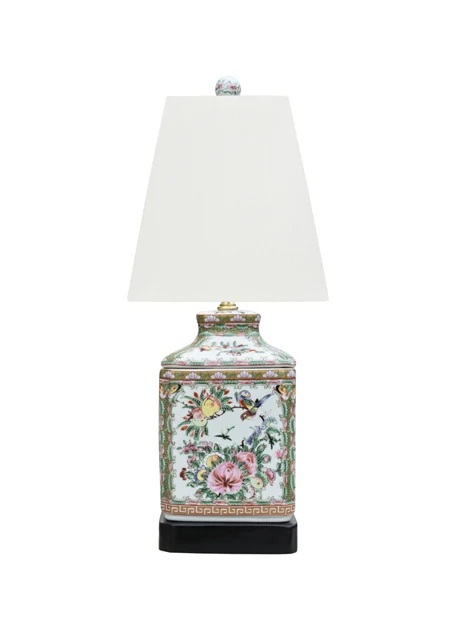 Porcelain Rose Medallion Kitchen Lamp