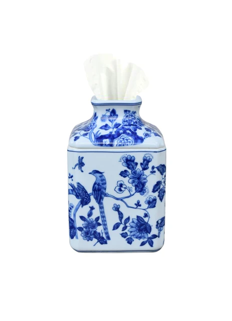 Porcelain Square Tissue Box - Image 2