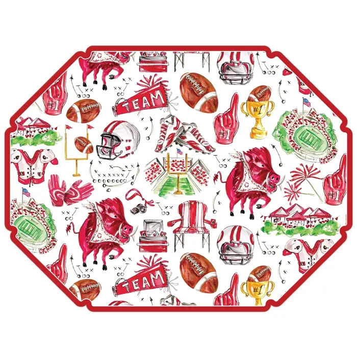 Posh Die-Cut Placemat - Hand Painted - Image 3