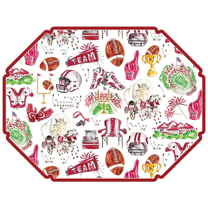 Posh Die-Cut Placemat - Hand Painted - Image 6