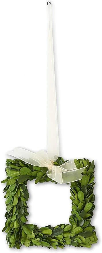 Preserved Boxwood Square Wreaths - Image 2