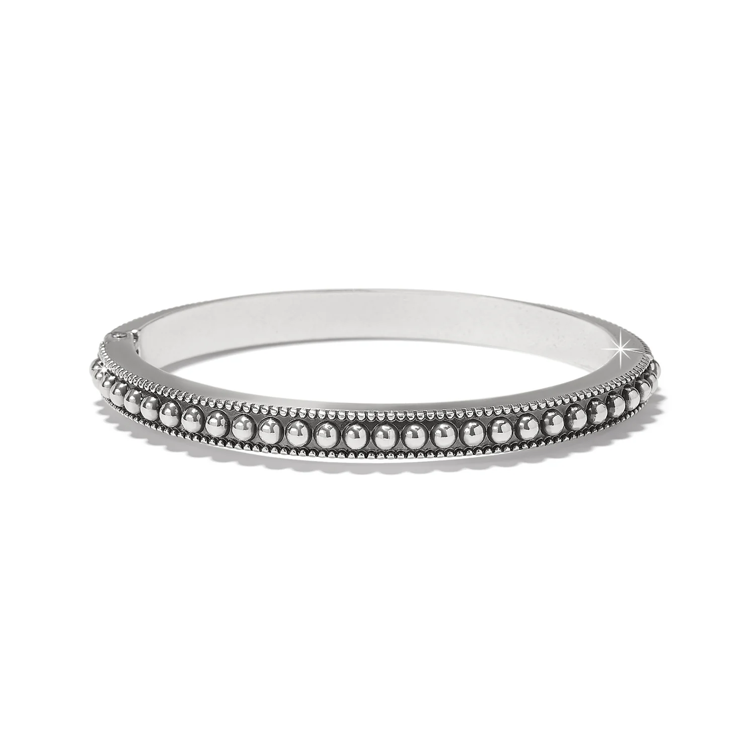 Pretty Tough Gem Hinged Bangle - Image 2